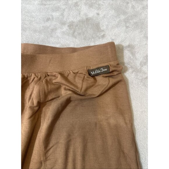 Matilda Jane Women’s Capri Pants Large Brown Wide Leg - Picture 5 of 9